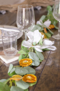 Dried Citrus Table Runner