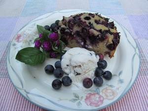 Blueberry Skillet Bread Blueberry Skillet Bread & Ice Cream